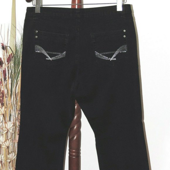 DeMona embellished stretch denim jeans - Picture 1 of 6